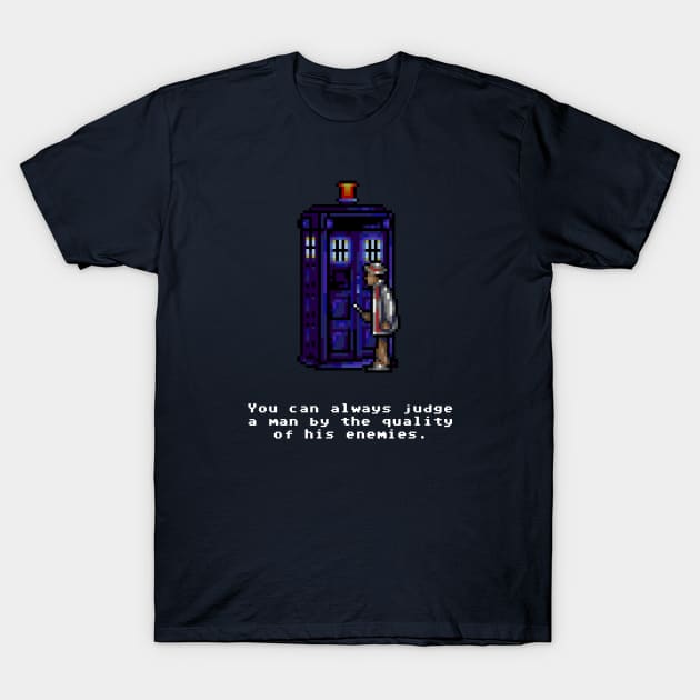 Time and Relative Pixels: Seventh Doctor T-Shirt by RiottDesigns